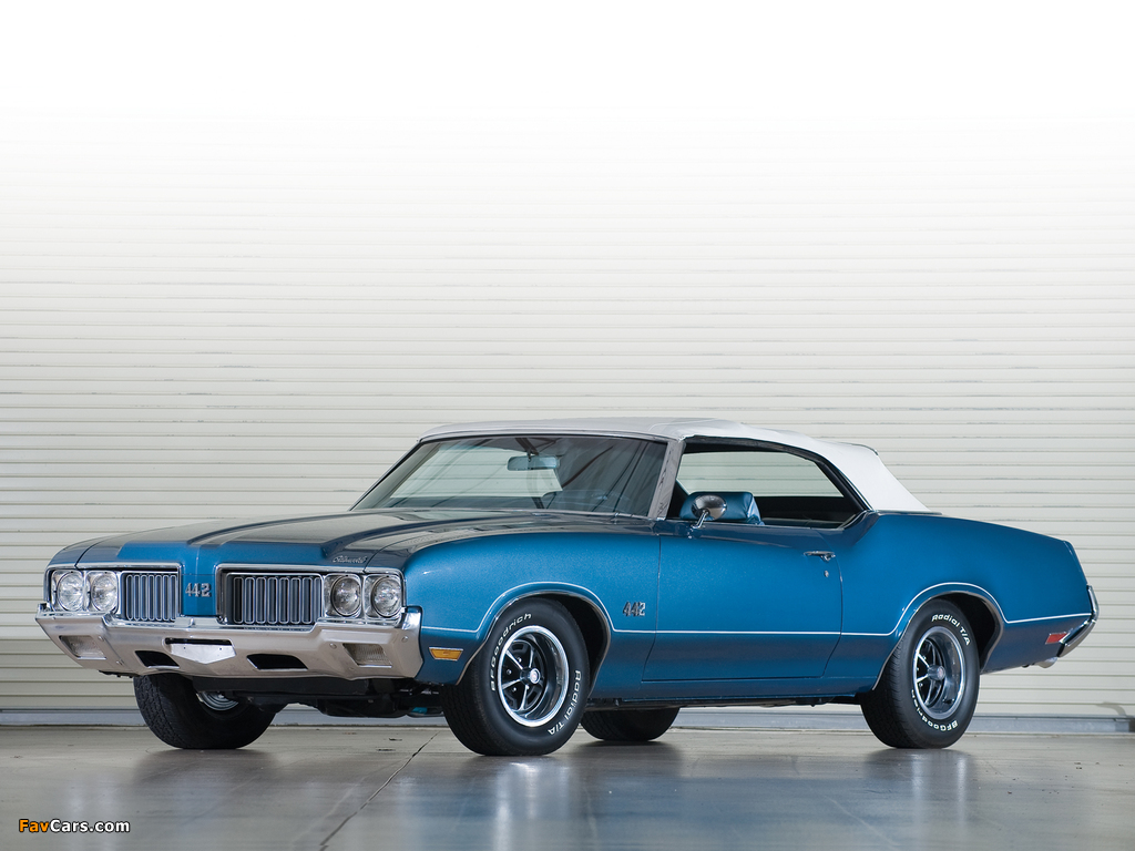 Oldsmobile 442 Convertible (4467) 1970 wallpapers (1024 x 768)