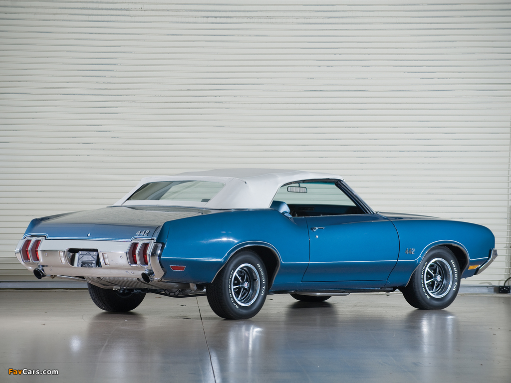 Oldsmobile 442 Convertible (4467) 1970 wallpapers (1024 x 768)