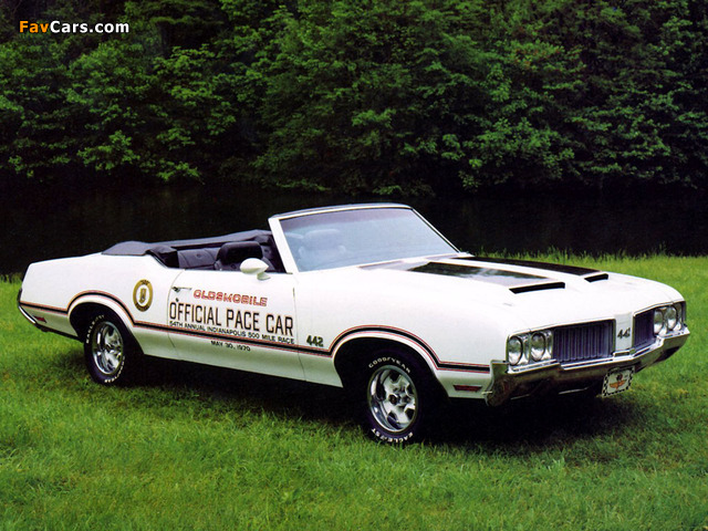 Oldsmobile 442 Convertible Indy 500 Pace Car (4467) 1970 wallpapers (640 x 480)