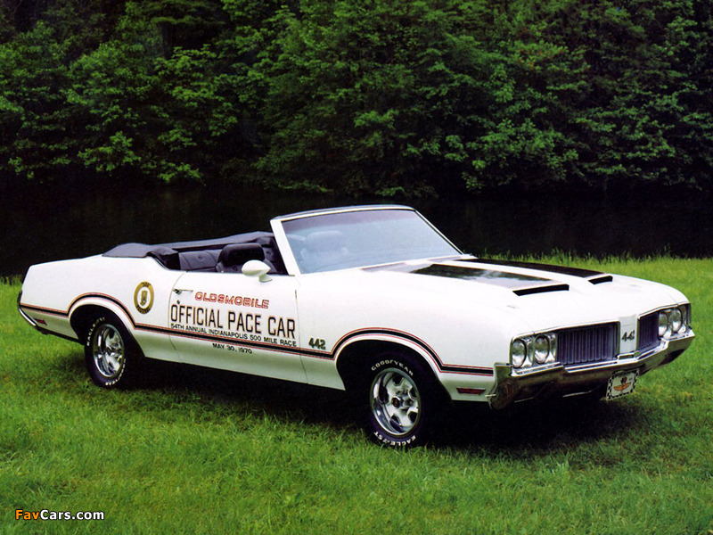 Oldsmobile 442 Convertible Indy 500 Pace Car (4467) 1970 wallpapers (800 x 600)
