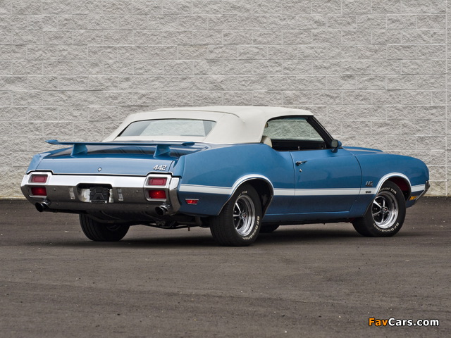 Oldsmobile 442 W-30 Convertible (4467) 1971 images (640 x 480)