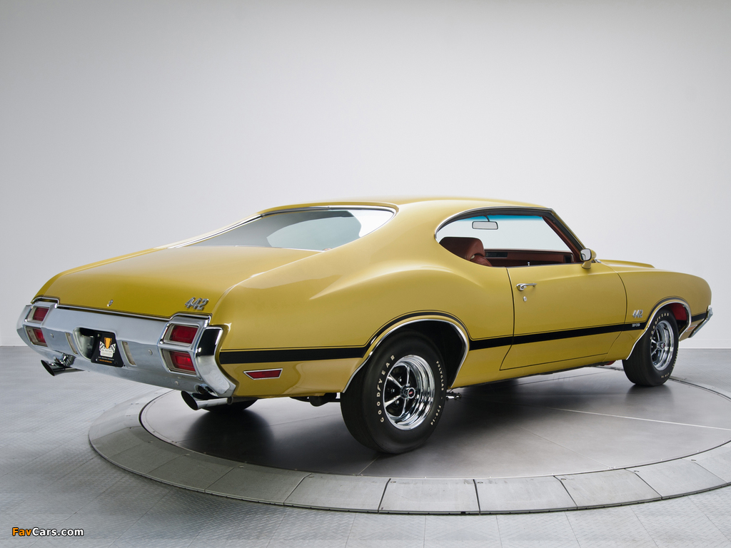 Oldsmobile 442 W-30 Holiday Coupe (4487) 1971 wallpapers (1024 x 768)