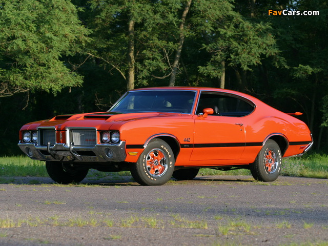 Oldsmobile Cutlass 442 W-30 Hardtop Coupe 1972 images (640 x 480)