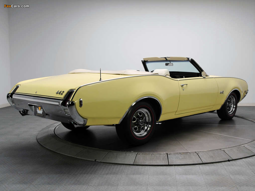 Photos of Oldsmobile 442 Convertible (4467) 1969 (1024 x 768)