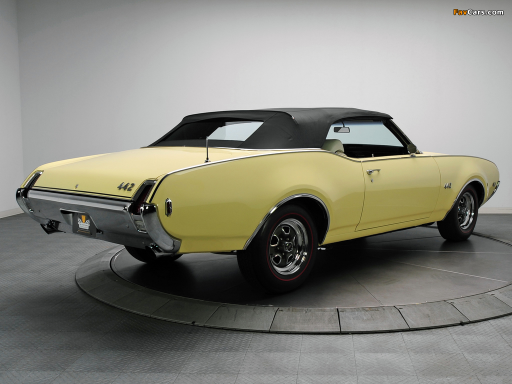 Photos of Oldsmobile 442 Convertible (4467) 1969 (1024 x 768)