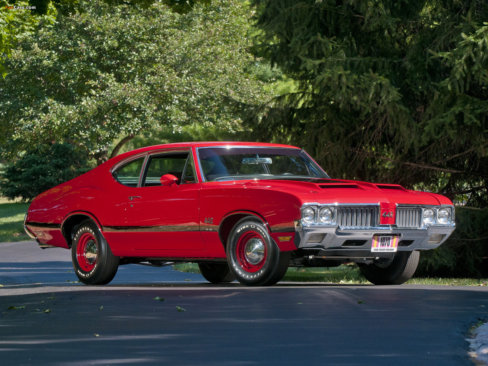 Photos of Oldsmobile 442 W-30 Sport Coupe (4477) 1970 (1600 x 1200)