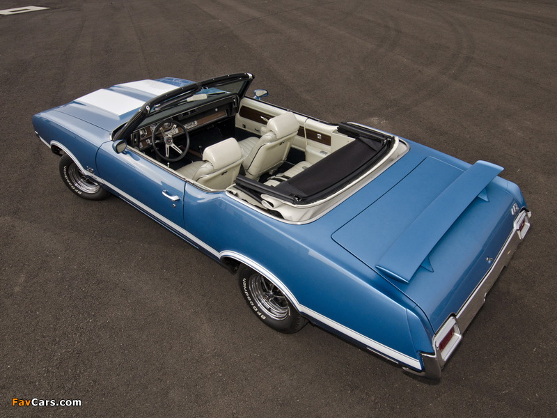 Pictures of Oldsmobile 442 W-30 Convertible (4467) 1971 (800 x 600)