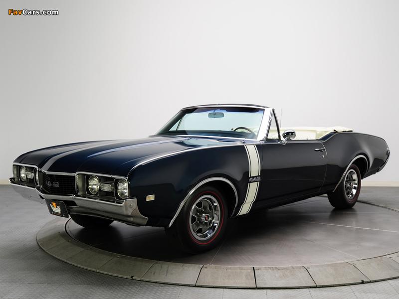 Oldsmobile 442 Convertible (4467) 1968 wallpapers (800 x 600)