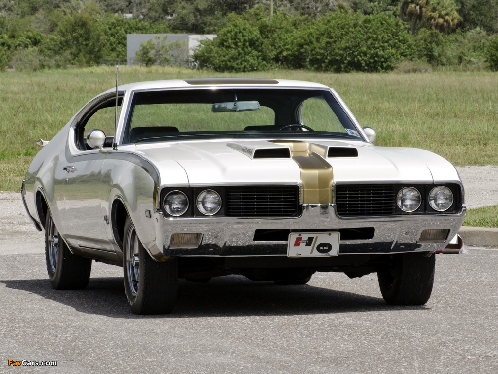 Hurst/Olds 442 Holiday Coupe (4487) 1969 wallpapers (1024 x 768)