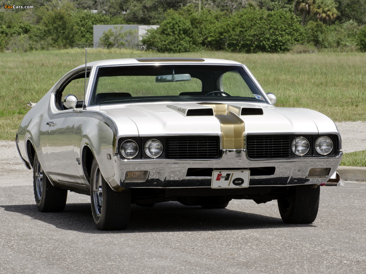 Hurst/Olds 442 Holiday Coupe (4487) 1969 wallpapers (1280 x 960)
