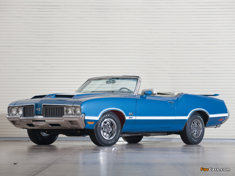 Oldsmobile 442 W-30 Convertible (4467) 1970 wallpapers (800 x 600)