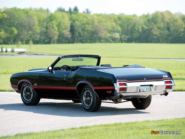 Oldsmobile 442 W-30 Convertible (4467) 1971 wallpapers (640 x 480)