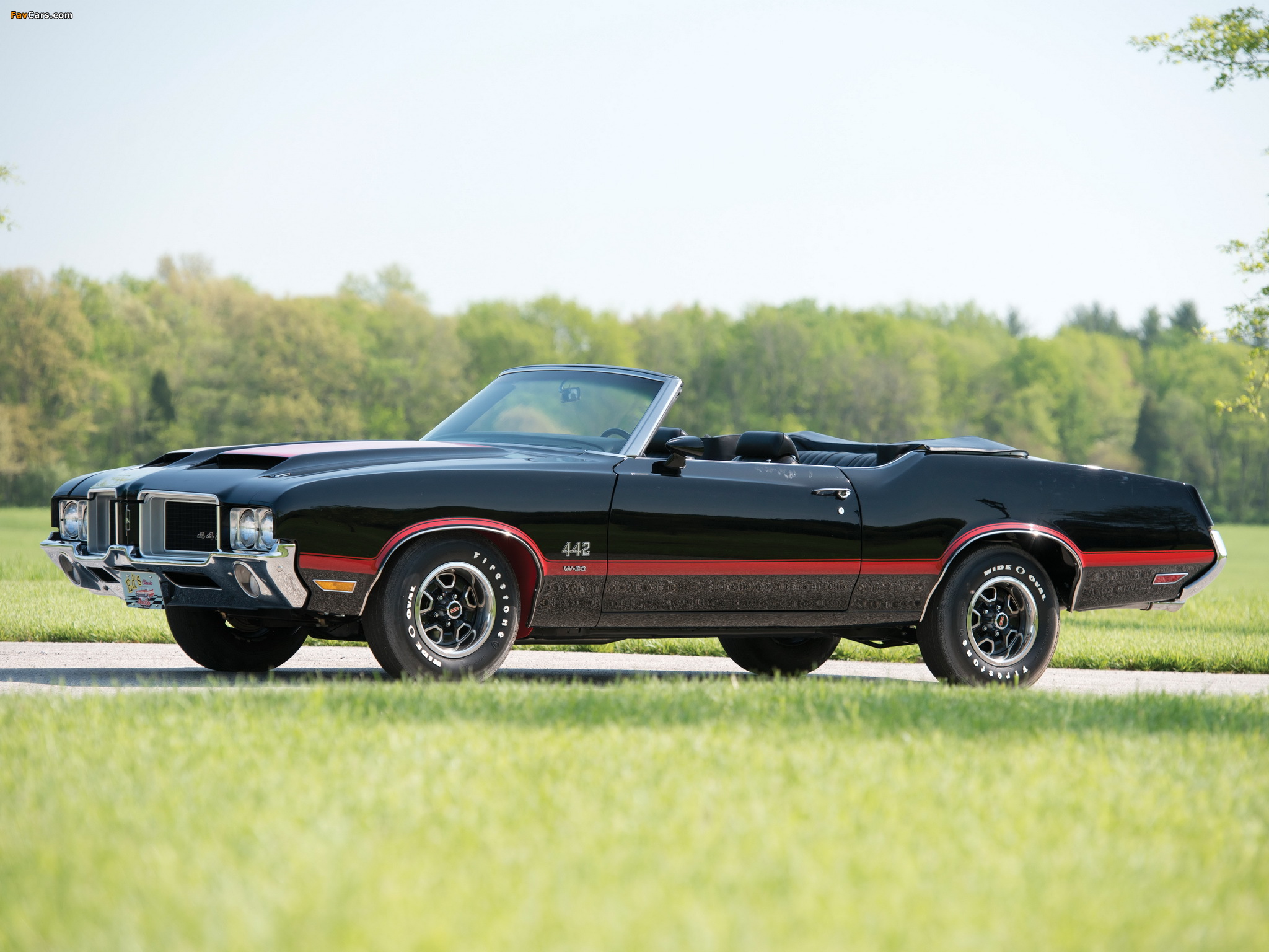 Oldsmobile 442 W-30 Convertible (4467) 1971 wallpapers (2048 x 1536)