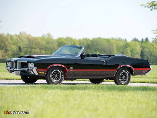 Oldsmobile 442 W-30 Convertible (4467) 1971 wallpapers (640 x 480)