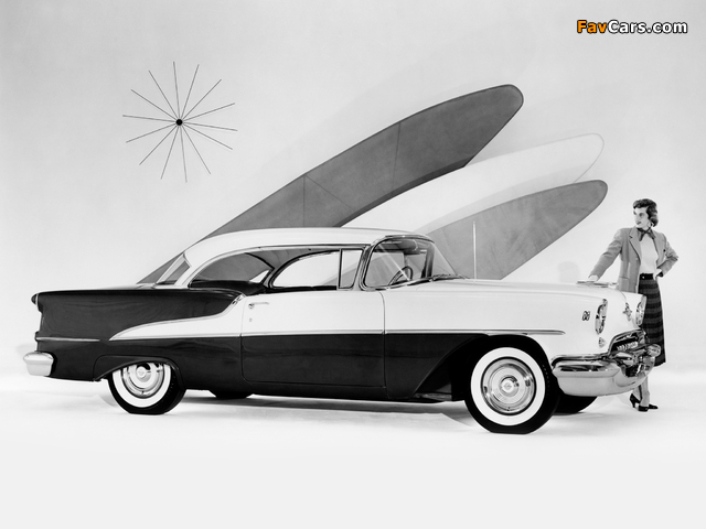 Oldsmobile 88 Holiday Coupe (3637) 1955 pictures (640 x 480)