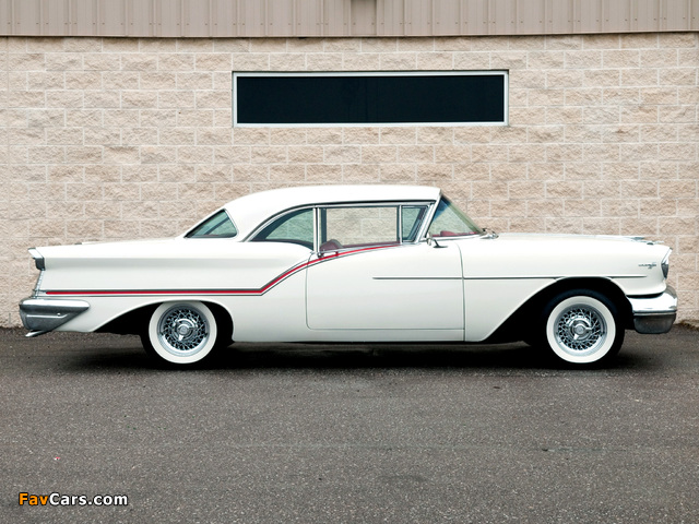 Oldsmobile Super 88 Holiday Coupe (3637SD) 1957 wallpapers (640 x 480)