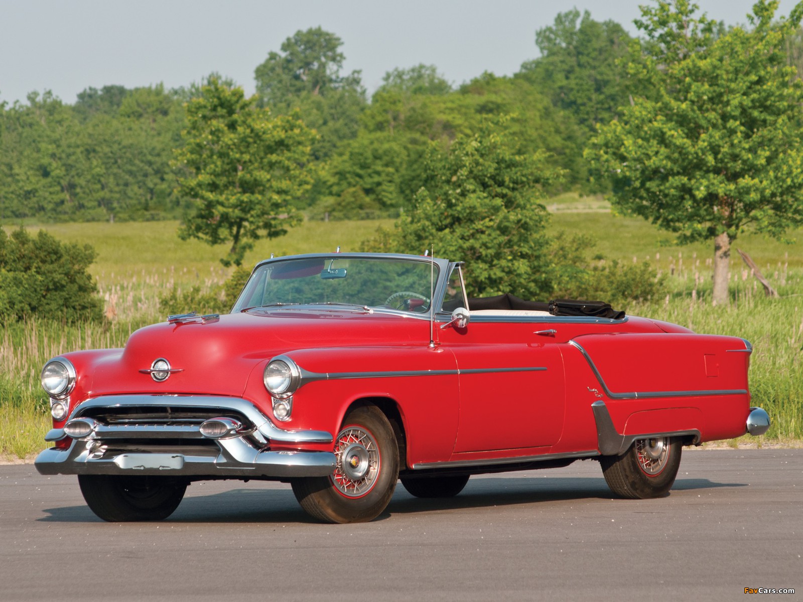 Images of Oldsmobile 98 Convertible (3067DX) 1953 (1600 x 1200)