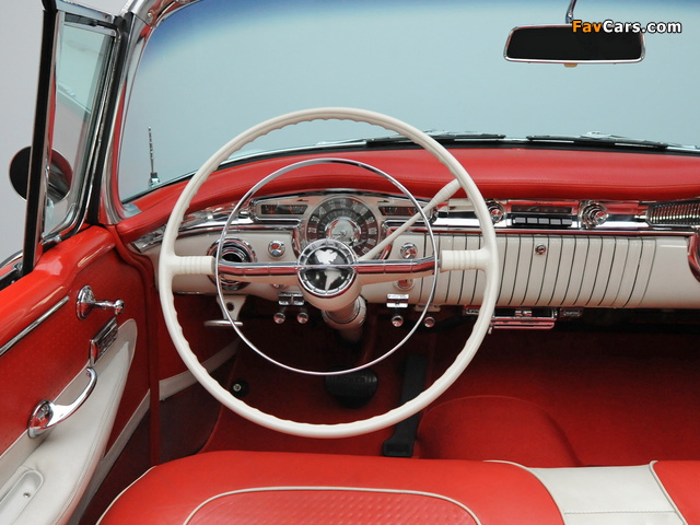 Images of Oldsmobile 98 Starfire Convertible (3067DX) 1955 (640 x 480)