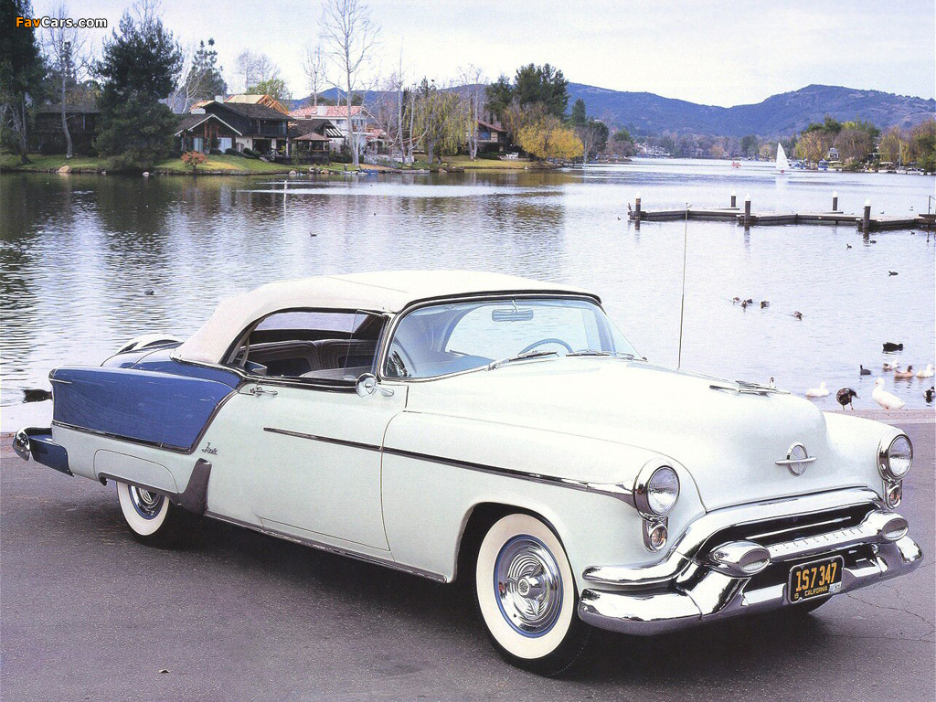Oldsmobile 98 Fiesta Convertible 1953 pictures (1024 x 768)