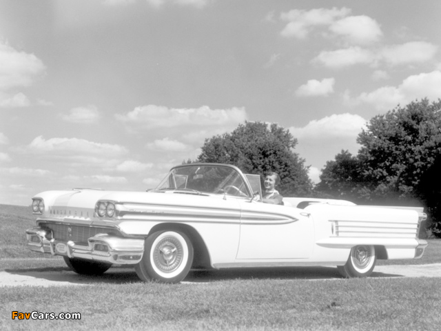 Oldsmobile 98 Convertible (3067DX) 1958 wallpapers (640 x 480)
