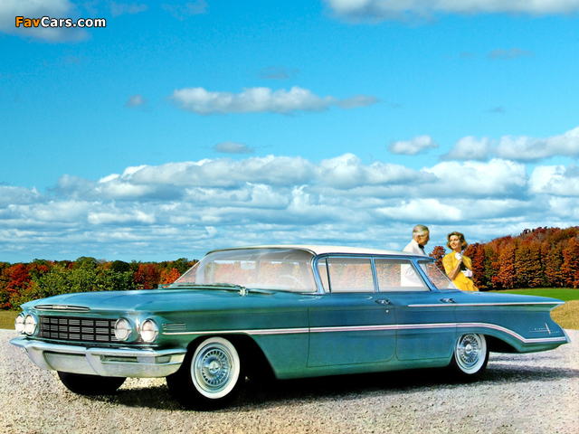 Oldsmobile 98 4-door Holiday Hardtop (3839) 1960 photos (640 x 480)