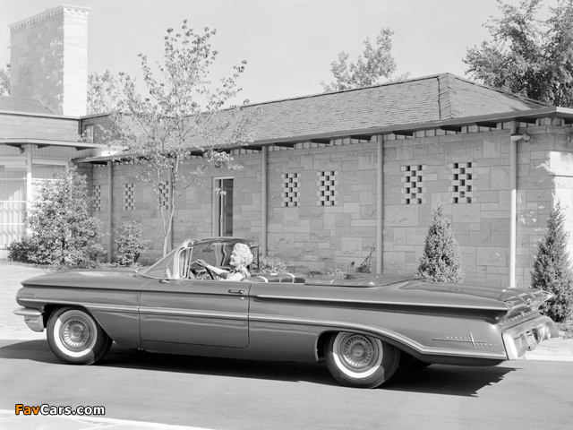 Oldsmobile 98 Convertible (3867) 1960 photos (640 x 480)