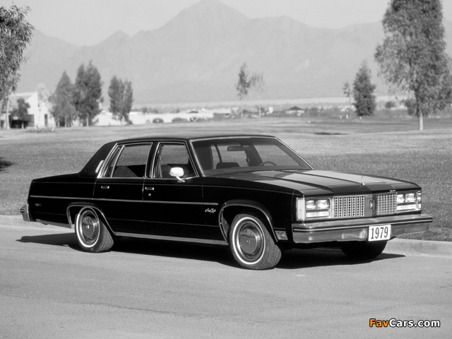 Oldsmobile 98 Regency Sedan (3C-X69) 1979 wallpapers (640 x 480)