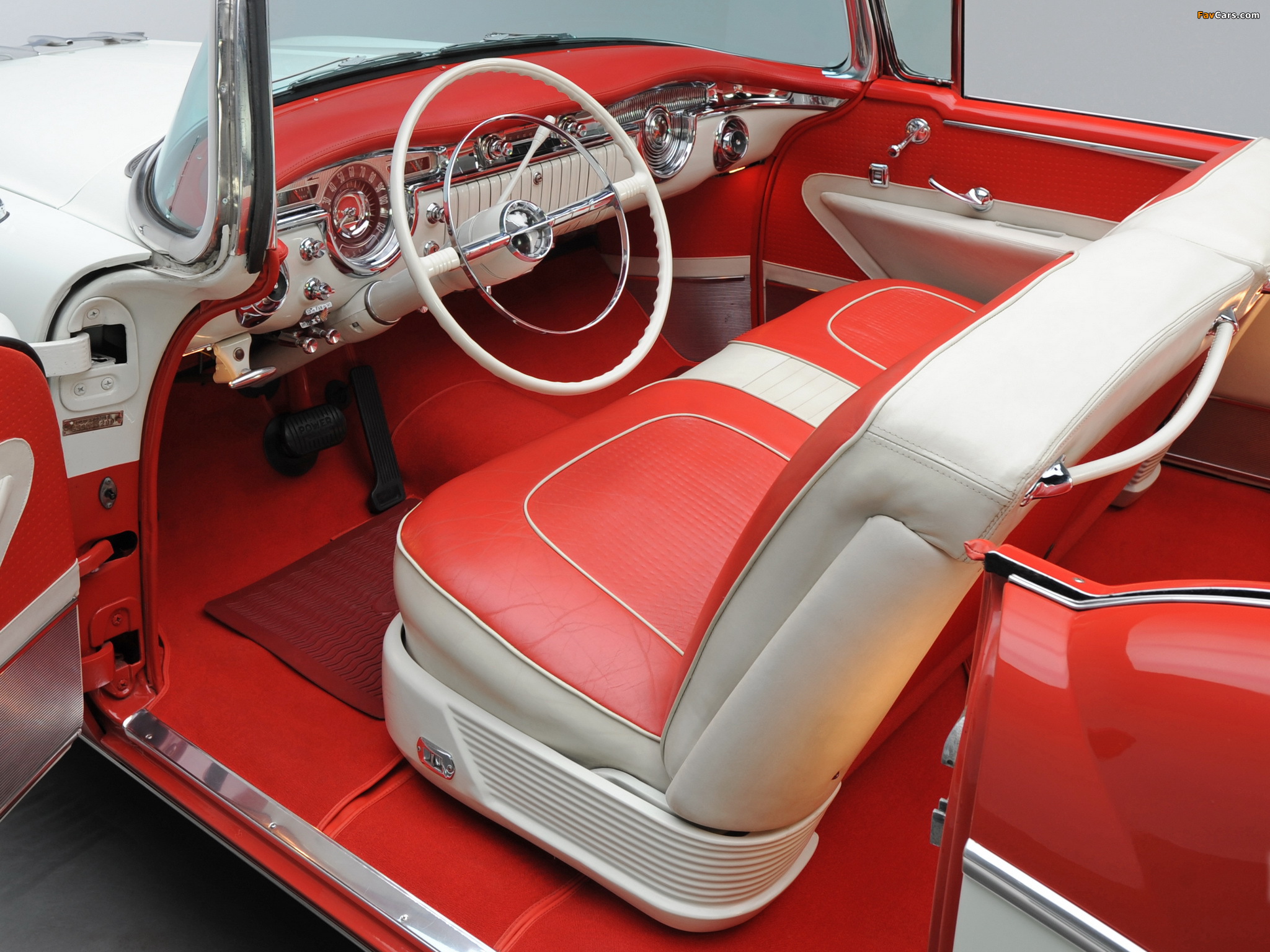 Pictures of Oldsmobile 98 Starfire Convertible (3067DX) 1955 (2048 x 1536)
