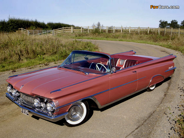 Pictures of Oldsmobile 98 Convertible (3867) 1959 (640 x 480)