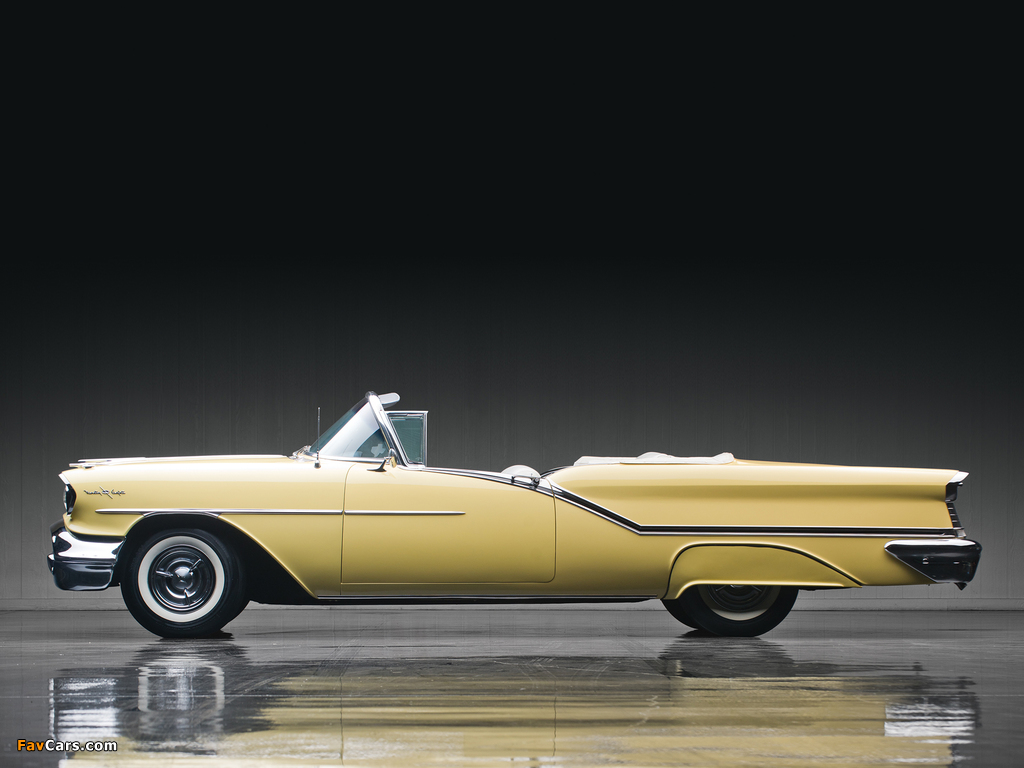 Oldsmobile Starfire 98 Convertible (3067DX) 1957 wallpapers (1024 x 768)