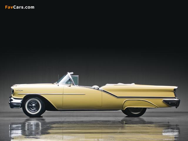 Oldsmobile Starfire 98 Convertible (3067DX) 1957 wallpapers (640 x 480)
