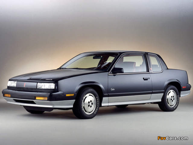 Oldsmobile Calais GT Coupe 1986 wallpapers (640 x 480)