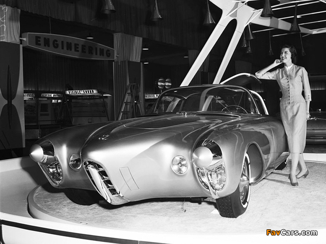 Photos of Oldsmobile Golden Rocket Concept Car 1956 (640 x 480)