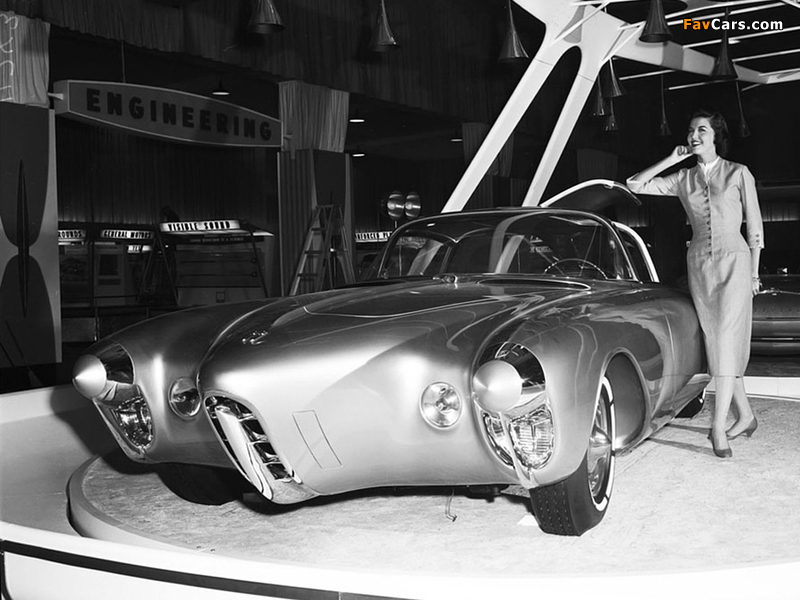 Photos of Oldsmobile Golden Rocket Concept Car 1956 (800 x 600)