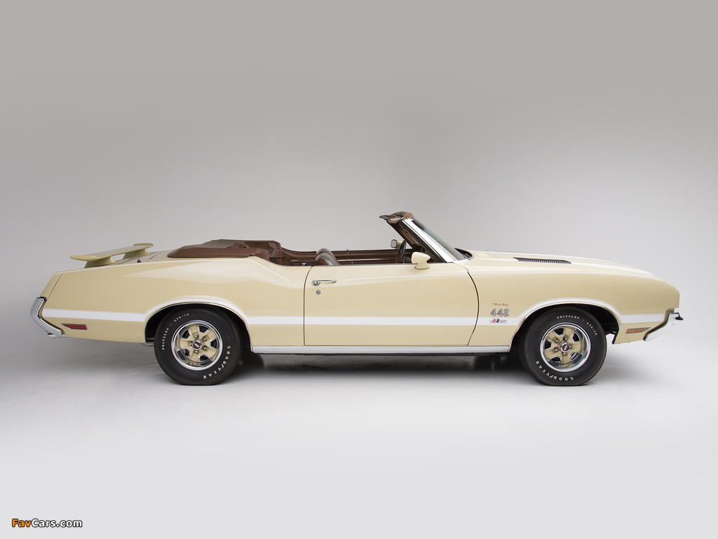 Images of Hurst/Olds Cutlass Supreme 442 Convertible (J67) 1972 (1024 x 768)
