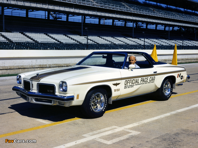 Oldsmobile Cutlass Indy 500 Pace Car 1974 pictures (640 x 480)