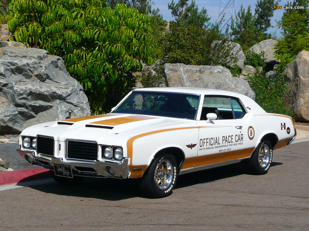 Pictures of Hurst/Olds Cutlass Supreme Hardtop Coupe Indy 500 Pace Car 1972 (1024 x 768)