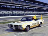 Hurst/Olds Cutlass Supreme Convertible Indy 500 Pace Car 1972 wallpapers