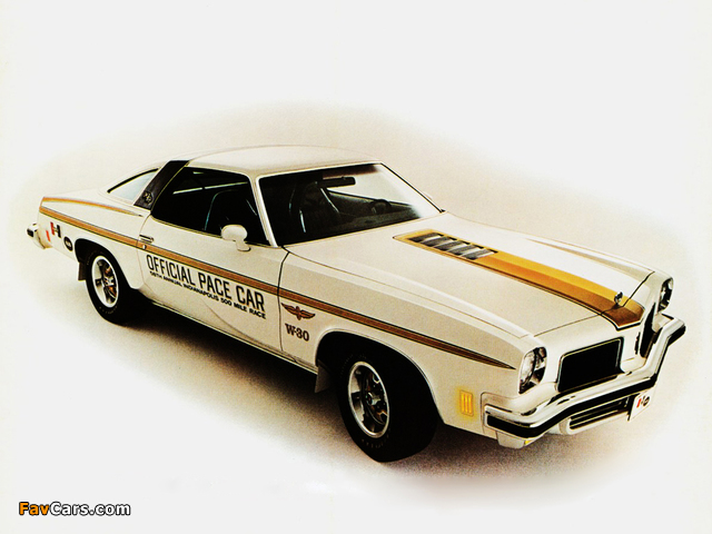 Oldsmobile Cutlass Coupe Indy 500 Pace Car 1974 wallpapers (640 x 480)