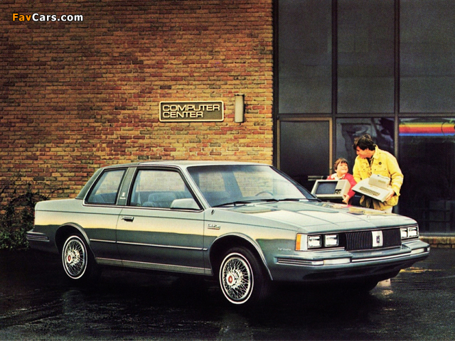 Oldsmobile Cutlass Ciera Brougham Coupe (M27) 1984 wallpapers (640 x 480)