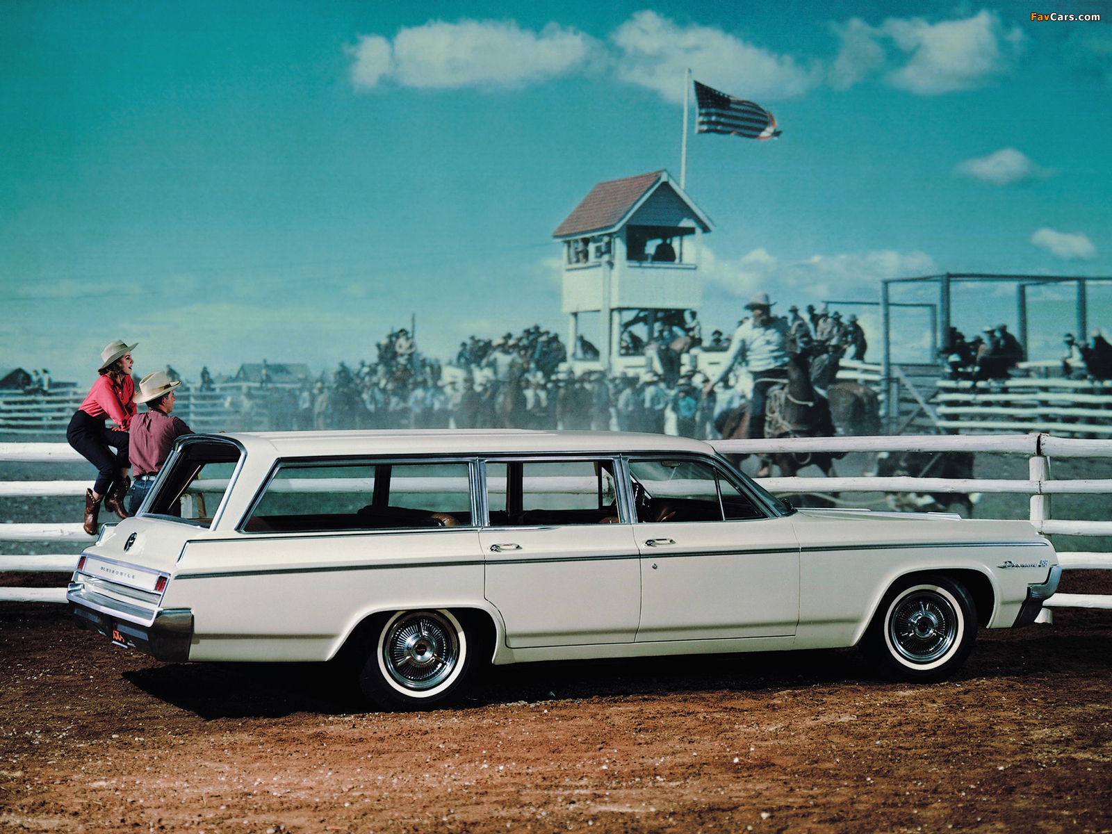 Oldsmobile Dynamic 88 Fiesta Station Wagon 1964 wallpapers (1600 x 1200)