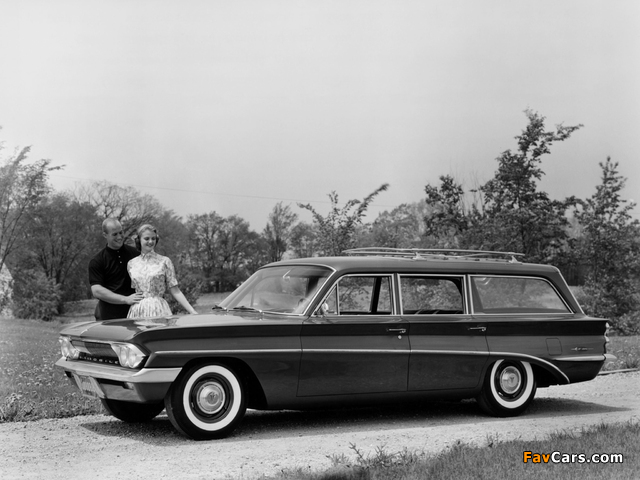 Oldsmobile F-85 Deluxe Station Wagon 1961 wallpapers (640 x 480)