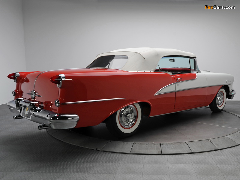 Oldsmobile 98 Starfire Convertible (3067DX) 1955 pictures (800 x 600)