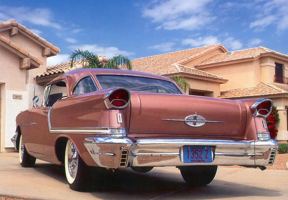 Oldsmobile Super 88 Holiday Coupe (3637SD) 1957 wallpapers