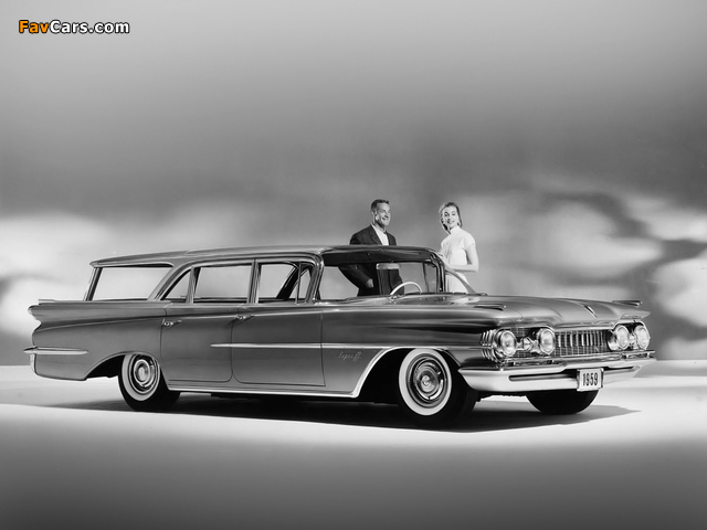 Oldsmobile Super 88 Fiesta Station Wagon (3535) 1959 pictures (640 x 480)
