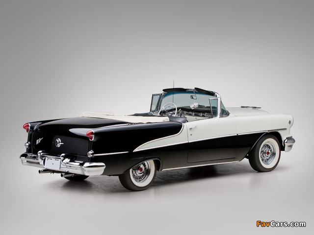 Photos of Oldsmobile Super 88 Convertible (3667DTX) 1955 (640 x 480)
