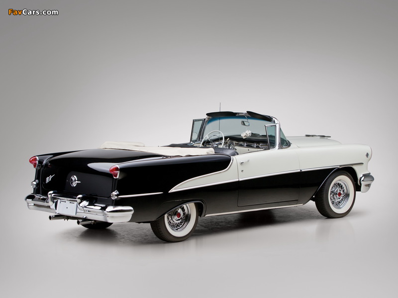 Photos of Oldsmobile Super 88 Convertible (3667DTX) 1955 (800 x 600)