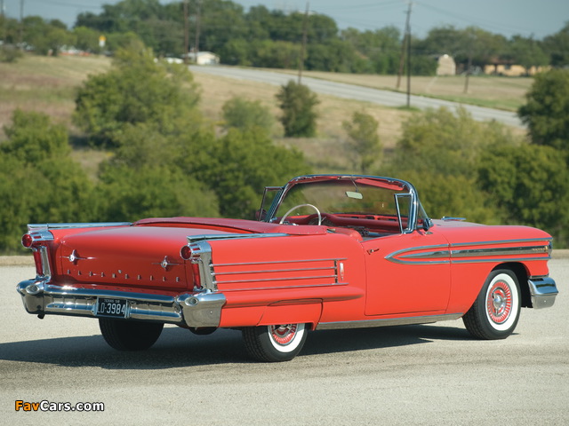 Oldsmobile Super 88 J-2 Convertible (3667DTX) 1958 wallpapers (640 x 480)