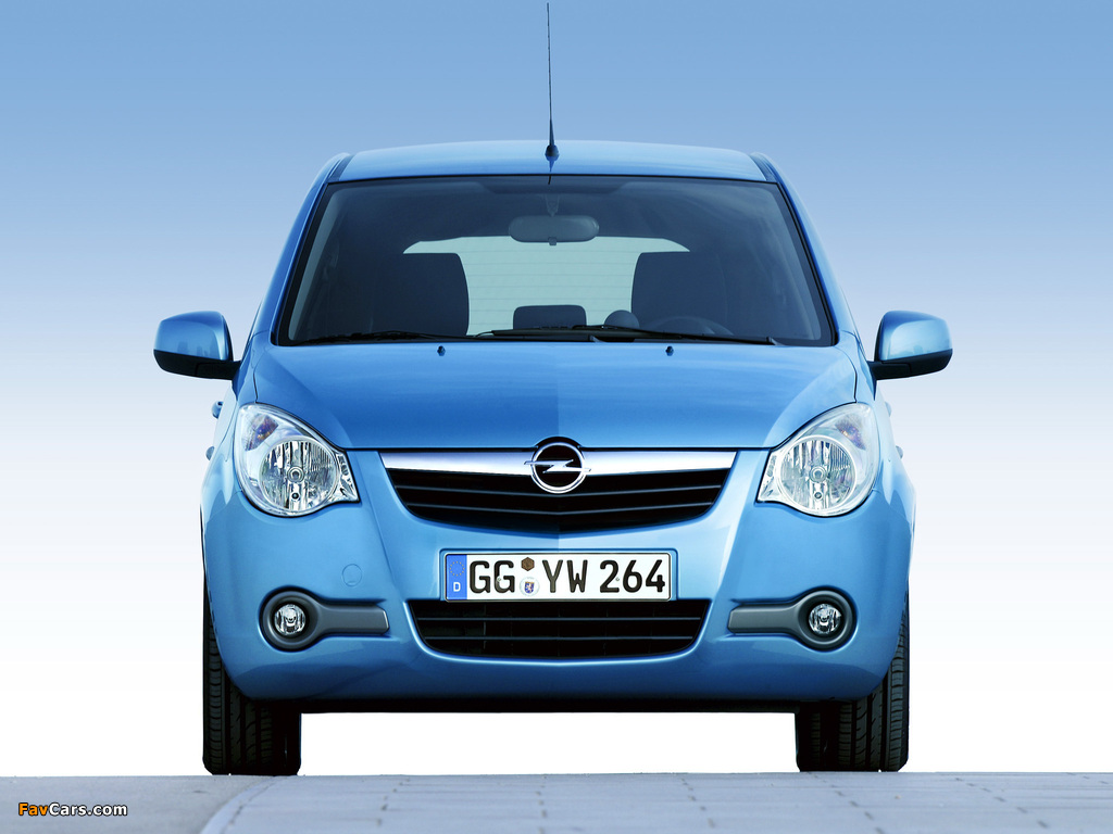 Opel Agila (B) 2008 images (1024 x 768)