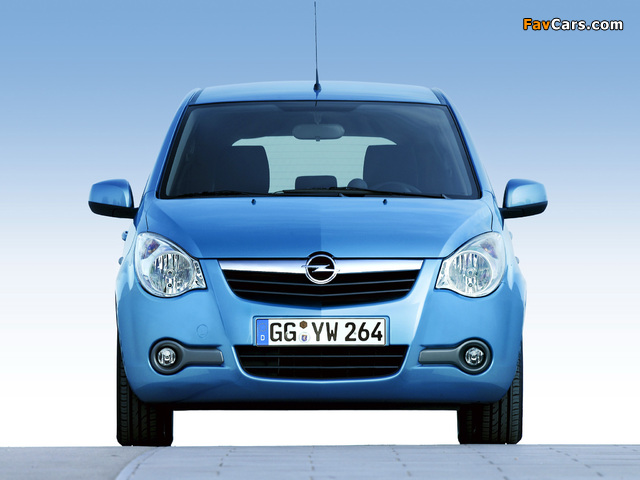 Opel Agila (B) 2008 images (640 x 480)